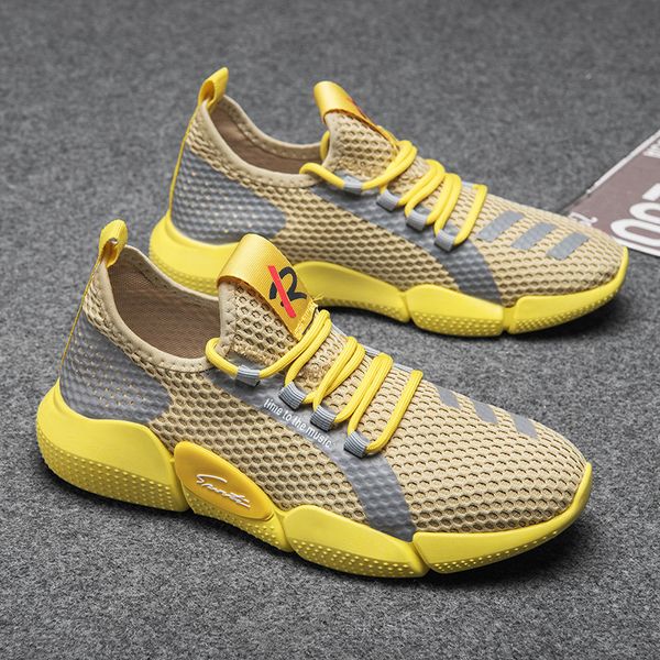new mens trainers men running shoes white black yellow breathable fashion knit jogging comfortable lace-up casual chaussures
new mens trainers men running shoes white black yellow breathable fashion knit jogging comfortable lace-up casual chaussures