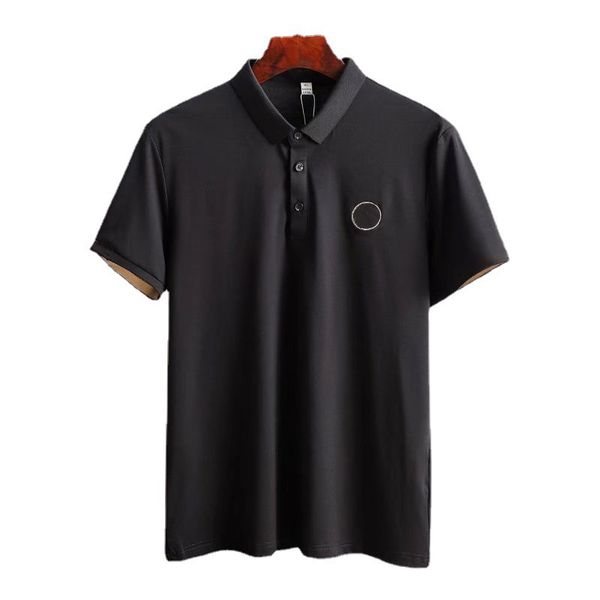tiger embroidery loose polo men's summer short-sleeved t shirt large yards lapel black and white, White;black
tiger embroidery loose polo men's summer short-sleeved t shirt large yards lapel black and white, White;black