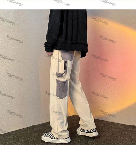 pants men autumn and winter corduroy pants versatile korean trend thickened casual pants couples loose straight tide brand pants, Black
pants men autumn and winter corduroy pants versatile korean trend thickened casual pants couples loose straight tide brand pants, Black