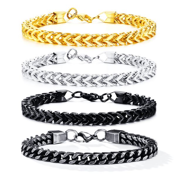 vintage mens bracelet stainless steel dargon bone shaped link chain braid bracelets punk jewelry for men boyfriend yw163/625, Black
vintage mens bracelet stainless steel dargon bone shaped link chain braid bracelets punk jewelry for men boyfriend yw163/625, Black