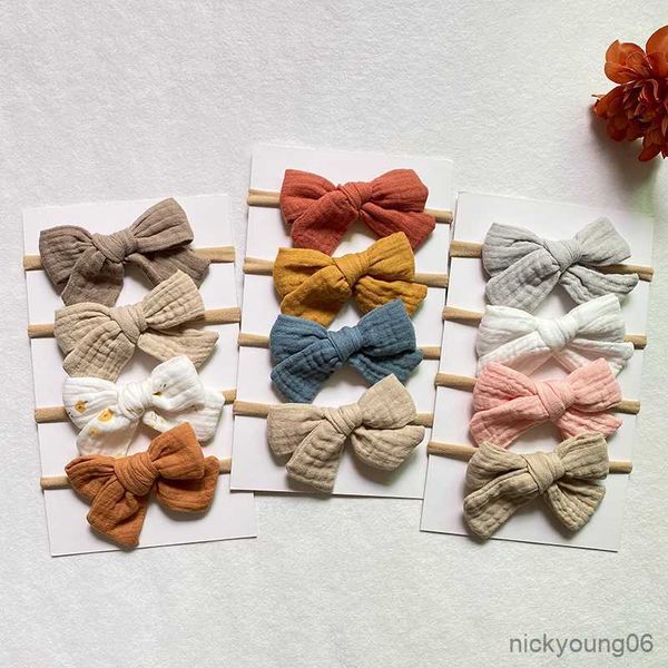 hair accessories 4pcs/set baby bow headband new hairband for girls muslin elastic band children cute soft headdress gifts r230608, Slivery;white
hair accessories 4pcs/set baby bow headband new hairband for girls muslin elastic band children cute soft headdress gifts r230608, Slivery;white