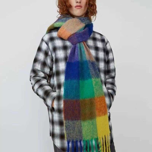 scarves winter plaid cashmere scarf fashion shawl colored chequered scarves warm necks and thicker bufanda invierno mujer, Blue;gray
scarves winter plaid cashmere scarf fashion shawl colored chequered scarves warm necks and thicker bufanda invierno mujer, Blue;gray