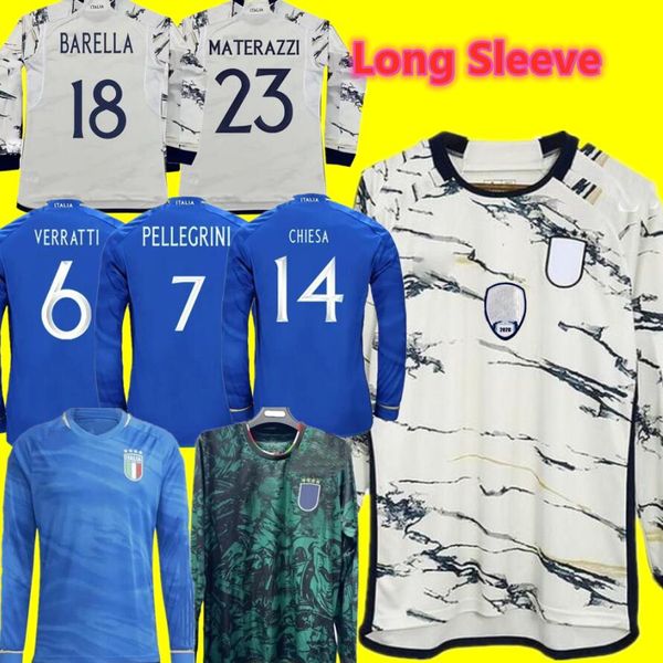 2023 italy verratti mens soccer jerseys national team pinamonti totti raspadori chiesa barella bonucci home blue away special edition long s, Black;yellow
2023 italy verratti mens soccer jerseys national team pinamonti totti raspadori chiesa barella bonucci home blue away special edition long s, Black;yellow