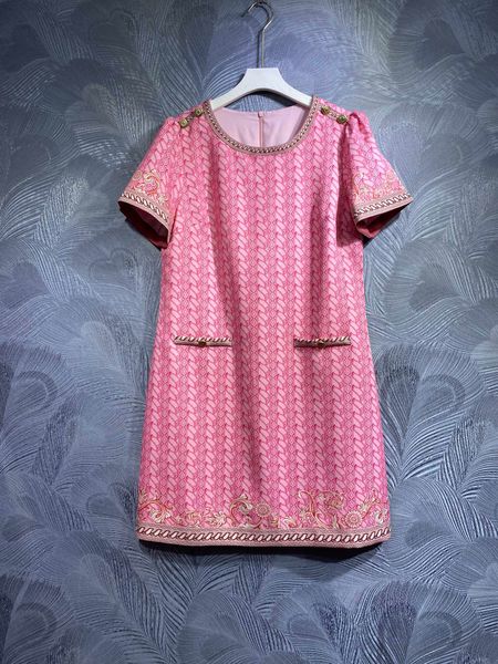 dress designer fashion flower print panel 2023 spring/summer short sleeve loose round neck dress monochrome handmade button decoration s-xl, Black;gray
dress designer fashion flower print panel 2023 spring/summer short sleeve loose round neck dress monochrome handmade button decoration s-xl, Black;gray