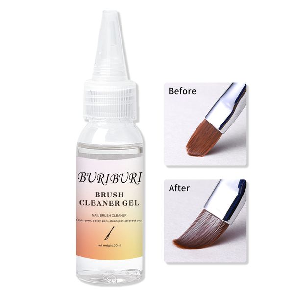 buriburi nail brush cleaning gel upgraded nail pen saver and restorer cleanser liquid gel nail art brushes 1 25 oz, Silver
buriburi nail brush cleaning gel upgraded nail pen saver and restorer cleanser liquid gel nail art brushes 1 25 oz, Silver
