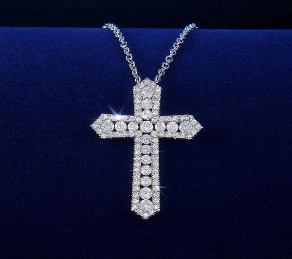 pendant necklaces luxury trendy silver plated cross for women and men shine white cz stone full paved fashion jewelry party gift9086610
pendant necklaces luxury trendy silver plated cross for women and men shine white cz stone full paved fashion jewelry party gift9086610