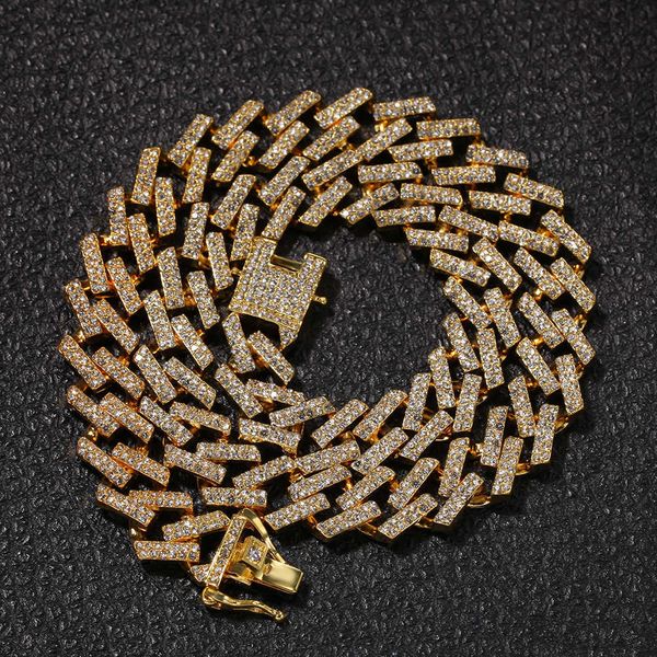 men's 15mm strip cuba chain exaggerated personality imitation gold color diamond miami hip hop necklace druzy jewelry unique pendant de, Silver
men's 15mm strip cuba chain exaggerated personality imitation gold color diamond miami hip hop necklace druzy jewelry unique pendant de, Silver