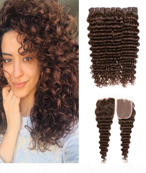 8a deep curly wave bundles with closure 4 medium brown brazilian virgin hair 3 bundles with 4x4 lace closure remy human hair exte7327009, Black;brown
8a deep curly wave bundles with closure 4 medium brown brazilian virgin hair 3 bundles with 4x4 lace closure remy human hair exte7327009, Black;brown