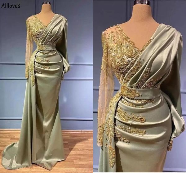 kaftan dubai arabic sage mermaid prom dresses gorgeous crystals beading v neck long sleeves evening party gowns ruched satin peplum formal o, Black
kaftan dubai arabic sage mermaid prom dresses gorgeous crystals beading v neck long sleeves evening party gowns ruched satin peplum formal o, Black
