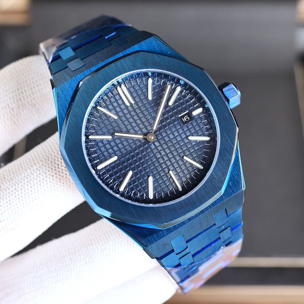 mans watches automatic mechanical movement watch 42mm business wristwatch montre de luxe gifts for men blue, Slivery;brown
mans watches automatic mechanical movement watch 42mm business wristwatch montre de luxe gifts for men blue, Slivery;brown