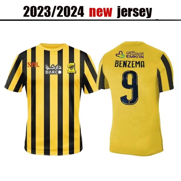 23 24 benzema al ittihad fc club soccer jerseys 2023 hamdallah romarinho home yellow away white third black wine costa coronado hegazy men k, Black;yellow
23 24 benzema al ittihad fc club soccer jerseys 2023 hamdallah romarinho home yellow away white third black wine costa coronado hegazy men k, Black;yellow