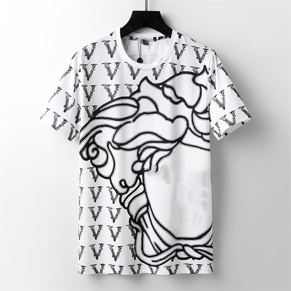men's t-shirt designer brand t-shirt summer casual cotton classic pattern short sleeve cotton t-shirt men m-xxxl #221, White;black
men's t-shirt designer brand t-shirt summer casual cotton classic pattern short sleeve cotton t-shirt men m-xxxl #221, White;black