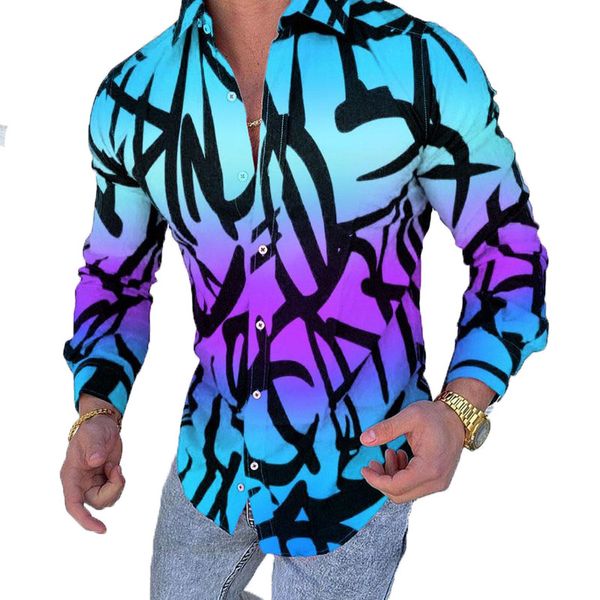 men's fashion button down hawaiian shirt all over print men casual clothes shirt style shirt for man, White;black
men's fashion button down hawaiian shirt all over print men casual clothes shirt style shirt for man, White;black