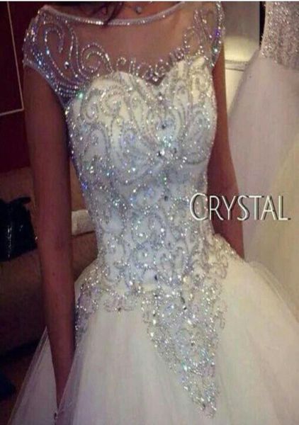 luxurious rhinestones crystals princess wedding dresses 2019 selling new real image cap sleeve ball gown tulle sheer bridal go8911984, White
luxurious rhinestones crystals princess wedding dresses 2019 selling new real image cap sleeve ball gown tulle sheer bridal go8911984, White
