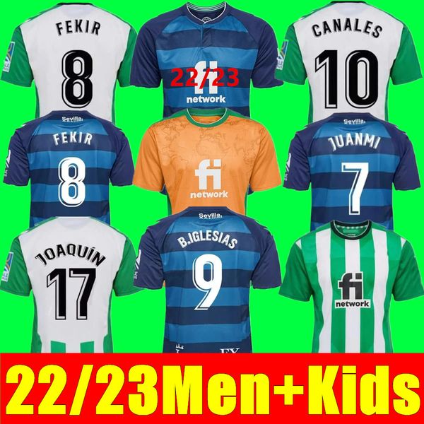 22 23 real betis home away soccer jerseys juanmi b.iglesias 2023 joaquin canales fekir alex moreno willian j. mens kids kit football shirt f, Black;yellow
22 23 real betis home away soccer jerseys juanmi b.iglesias 2023 joaquin canales fekir alex moreno willian j. mens kids kit football shirt f, Black;yellow