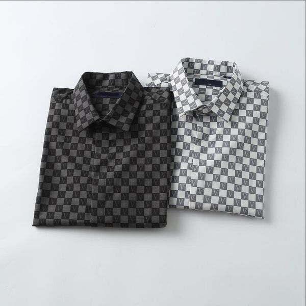 2023 men's dress shirt luxury slim silk t-shirt long sleeve casual business clothing plaid 10 color size -4xl ###, White;black
2023 men's dress shirt luxury slim silk t-shirt long sleeve casual business clothing plaid 10 color size -4xl ###, White;black