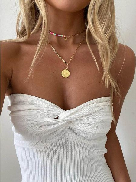 tanks knit tube women white strapless corset summer basic backless off shoulder crop bustier casual streetwear, Black;white
tanks knit tube women white strapless corset summer basic backless off shoulder crop bustier casual streetwear, Black;white