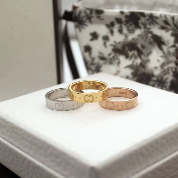 original branded engrave 4mm g band ring 18k gold silver rose titanium steel letter rings women men designer lovers wedding jewelry lady par
original branded engrave 4mm g band ring 18k gold silver rose titanium steel letter rings women men designer lovers wedding jewelry lady par