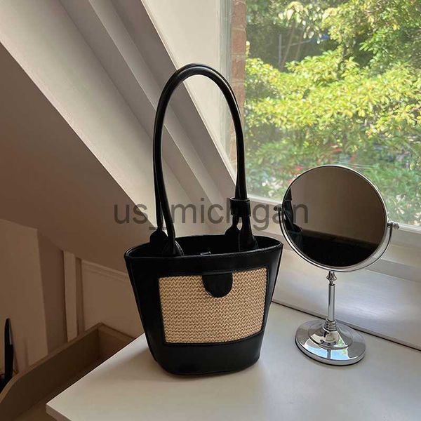 evening bags spring 2023 new vintage hand handle single shoulder underarm bag small design straw handbag j230608
evening bags spring 2023 new vintage hand handle single shoulder underarm bag small design straw handbag j230608