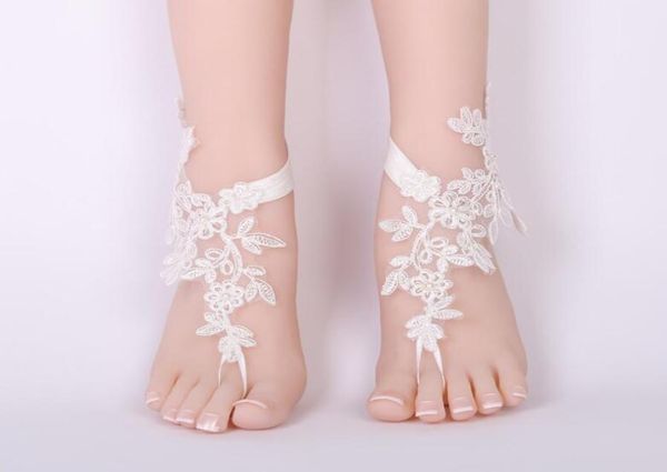 fashion women lace foot anklet barefoot sandal beach wedding flower accessories for bride6459617, White
fashion women lace foot anklet barefoot sandal beach wedding flower accessories for bride6459617, White