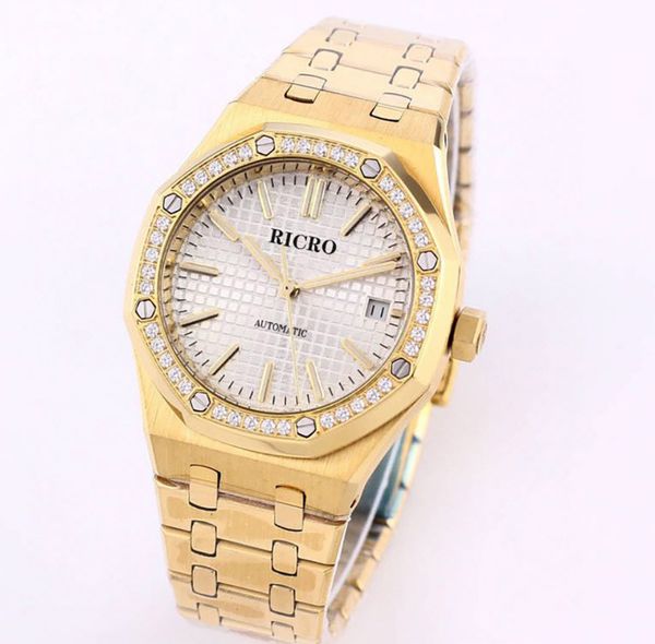 designer ladies watch 37mm size 316 precision steel drill ring automatic movement classic three-pin calendar movement, Slivery;golden
designer ladies watch 37mm size 316 precision steel drill ring automatic movement classic three-pin calendar movement, Slivery;golden