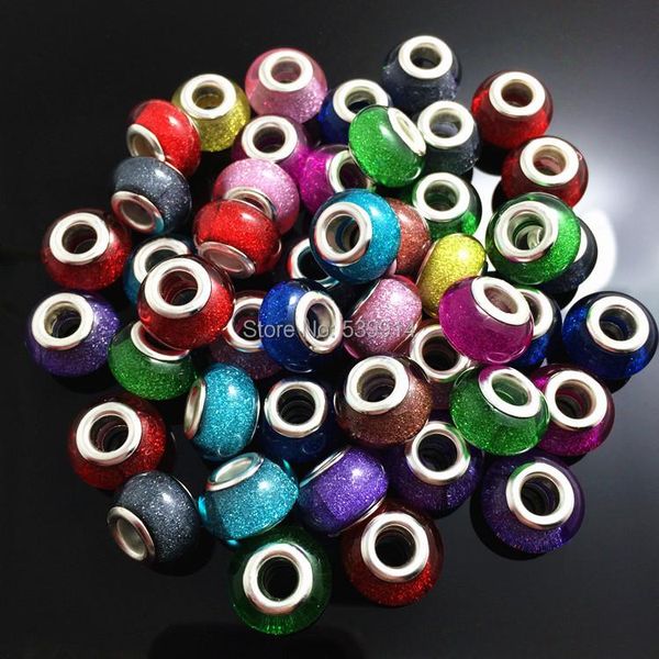 crystal 14mm mixed colorful glitter powder big hole beads charms fit jewelry bracelet findings 100pcs/lot
crystal 14mm mixed colorful glitter powder big hole beads charms fit jewelry bracelet findings 100pcs/lot