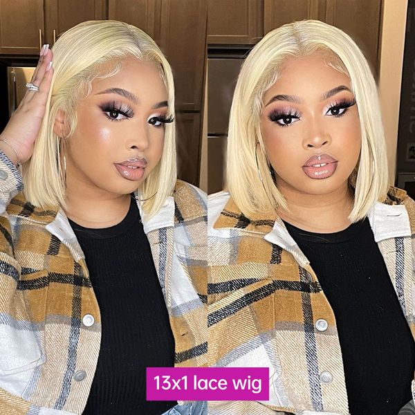 180% density short 613 bone straight 13x4 lace front wigs for women human hair honey blonde lace frontal bob wig, Black;brown
180% density short 613 bone straight 13x4 lace front wigs for women human hair honey blonde lace frontal bob wig, Black;brown