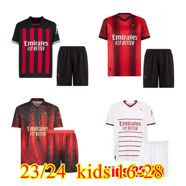 23 24 ibrahimovic soccer jersey kids football jersey 2023 ac milans giroud de ketelaere r. leao tonali theo new style ac football shirt kids, Black;yellow
23 24 ibrahimovic soccer jersey kids football jersey 2023 ac milans giroud de ketelaere r. leao tonali theo new style ac football shirt kids, Black;yellow