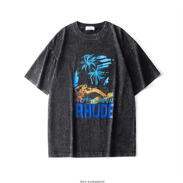 rhude men's t-shirts loose teenage couple spring/summer leisure round neck washed old short sleeve underlay shirt, White;black
rhude men's t-shirts loose teenage couple spring/summer leisure round neck washed old short sleeve underlay shirt, White;black