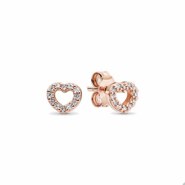 sparkling wedding stud earrings set for pandora 18k rose gold open heart stud earring designer jewelry for women crystal diamond cute earrin, Golden;silver
sparkling wedding stud earrings set for pandora 18k rose gold open heart stud earring designer jewelry for women crystal diamond cute earrin, Golden;silver