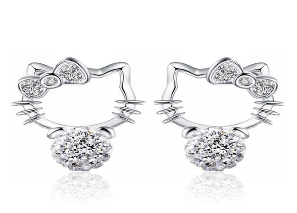 s925 sterling silver earrings cute sweet kitt cat designer stud earrings with crystal cz diamond pearl jewelry for women8098200, Golden;silver
s925 sterling silver earrings cute sweet kitt cat designer stud earrings with crystal cz diamond pearl jewelry for women8098200, Golden;silver