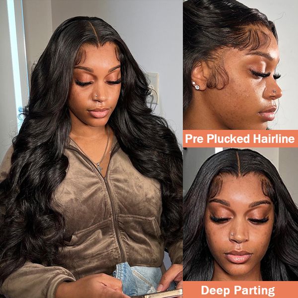 wigirl 250 density brazilian 30 inch body wave 13x4 lace front human hair wigs lace frontal wig for women, Black;brown
wigirl 250 density brazilian 30 inch body wave 13x4 lace front human hair wigs lace frontal wig for women, Black;brown