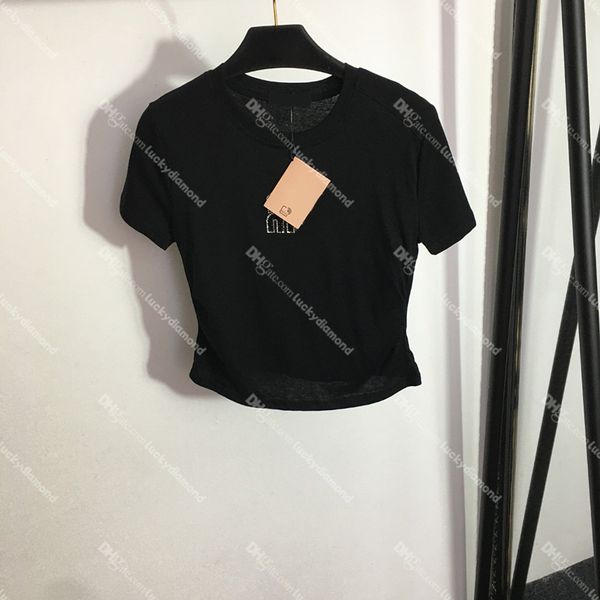 women slim t shirts rhinestone letter short sleeve lady cotton short tees designer female t shirts, White
women slim t shirts rhinestone letter short sleeve lady cotton short tees designer female t shirts, White
