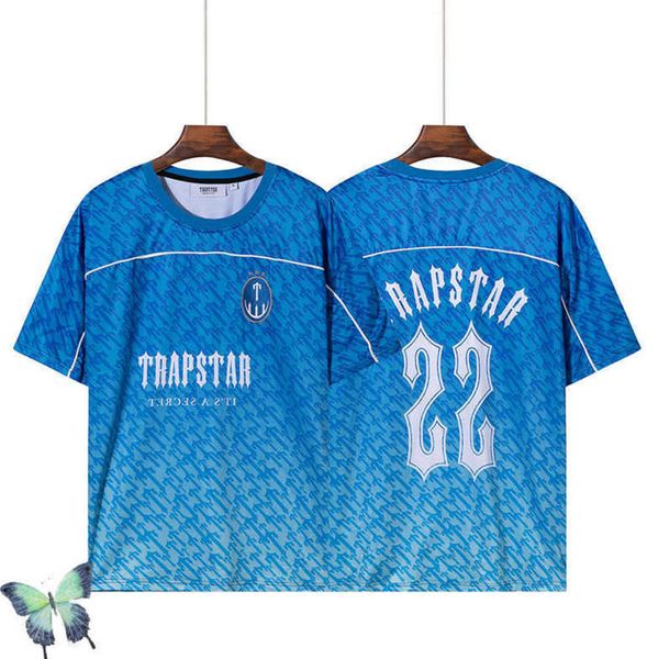 men's t-shirts designer summer tee trapstar mesh football jersey blue no.22 men sportswear t-shirt tide, White;black
men's t-shirts designer summer tee trapstar mesh football jersey blue no.22 men sportswear t-shirt tide, White;black