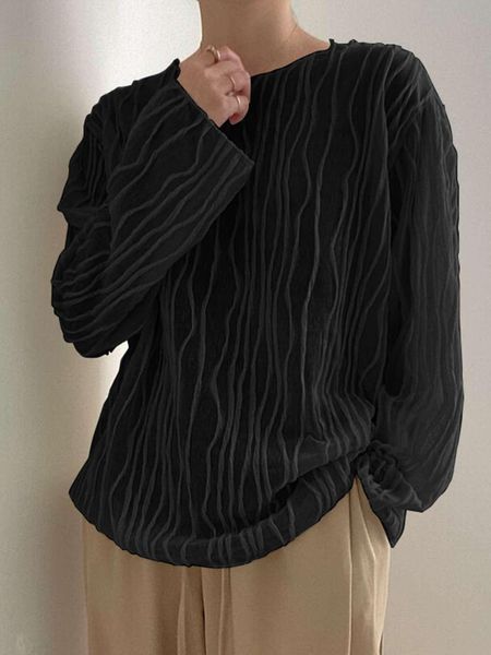 t-shirt oversized 2023 women textured fabric blouse crew neck long sleeve zanzea fashion ol blouse elegant loose blusa femininas, White
t-shirt oversized 2023 women textured fabric blouse crew neck long sleeve zanzea fashion ol blouse elegant loose blusa femininas, White