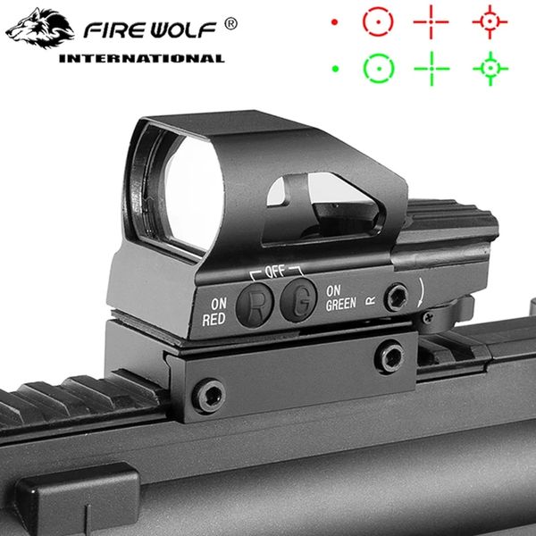 fire wolf hunting tactical optical sight reflex red dot rifle scope holographic airsoft pistol spotting scope for rifle hunting
fire wolf hunting tactical optical sight reflex red dot rifle scope holographic airsoft pistol spotting scope for rifle hunting
