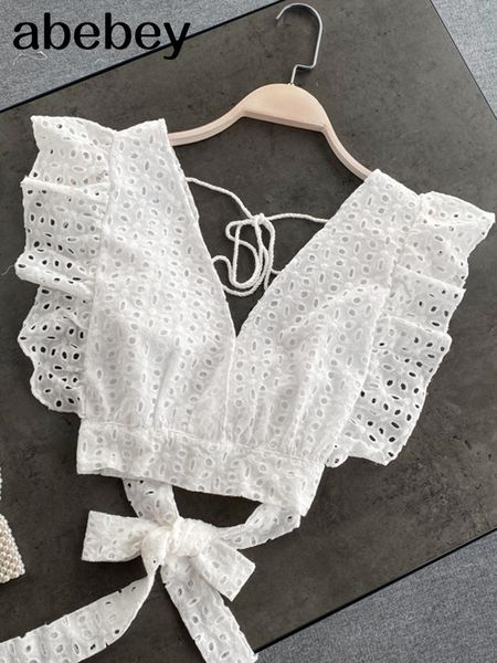 t-shirt design hollow backless blouse women korean v neck sleeveless lace up white summer fashion streetwear short blouse
t-shirt design hollow backless blouse women korean v neck sleeveless lace up white summer fashion streetwear short blouse