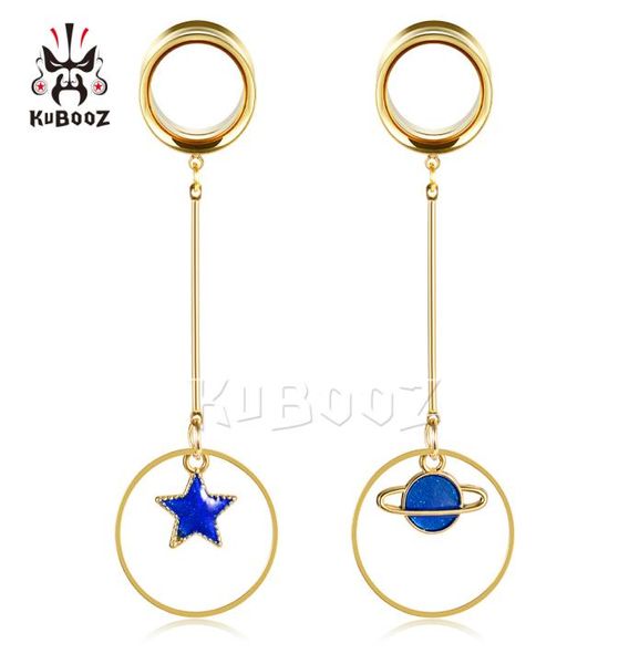 kubooz stainless steel gold planet pendant ear plugs flesh tunnels body piercing jewelry earring gauges stretchers expanders whole7627622, Silver
kubooz stainless steel gold planet pendant ear plugs flesh tunnels body piercing jewelry earring gauges stretchers expanders whole7627622, Silver
