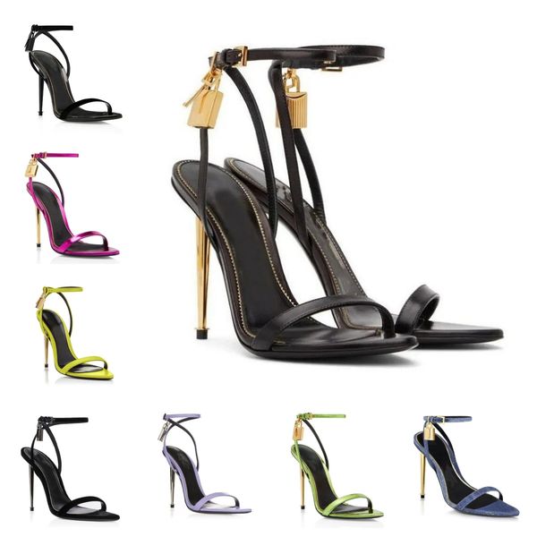 23ss elegant brand women padlock pointy naked sandals shoes hardware lock and key women metal stiletto heel party dress wedding eu35-43 tom-, Black
23ss elegant brand women padlock pointy naked sandals shoes hardware lock and key women metal stiletto heel party dress wedding eu35-43 tom-, Black