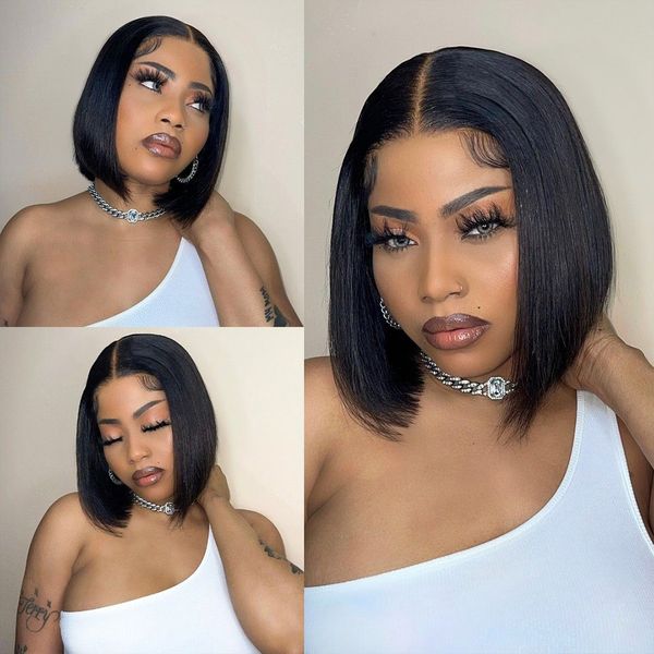 13x5x2 straight bob wigs for women lace wigs brazilian lace wig human hair wig, Black;brown
13x5x2 straight bob wigs for women lace wigs brazilian lace wig human hair wig, Black;brown