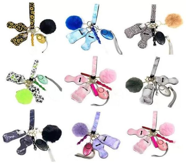 19 colors 9 pcsset defense keychain set alarm pompom hand sanitizer wrist strap lipstick holder keychains stick bottle opener for8741523, Silver
19 colors 9 pcsset defense keychain set alarm pompom hand sanitizer wrist strap lipstick holder keychains stick bottle opener for8741523, Silver