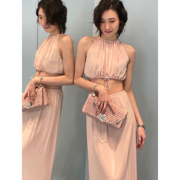 miuu2023 new summer women's two piece sets designer fashion party dinner two piece dress vest short skirt grade suit mother's day, White
miuu2023 new summer women's two piece sets designer fashion party dinner two piece dress vest short skirt grade suit mother's day, White