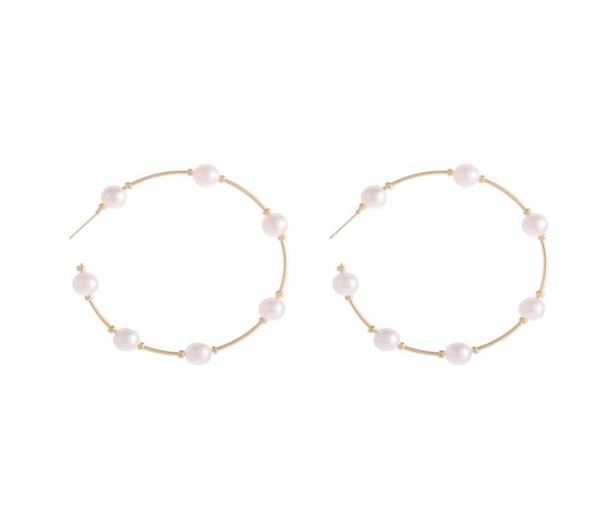 new boho white imitation pearl round circle hoop earrings women gold color big earings korean jewelry statement earrings8634014, Golden
new boho white imitation pearl round circle hoop earrings women gold color big earings korean jewelry statement earrings8634014, Golden