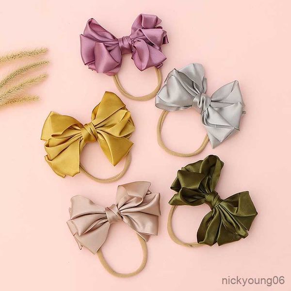 hair accessories ribbons girl headband baby bows hairbands elastic child head band for kids infant cute soft newborn p props r230608, Slivery;white
hair accessories ribbons girl headband baby bows hairbands elastic child head band for kids infant cute soft newborn p props r230608, Slivery;white