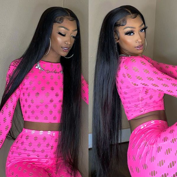 lace frontal wig 13x4 pre plucked 30inch straight transparent lace frontal wigs human hair 4x4 closure wig, Black;brown
lace frontal wig 13x4 pre plucked 30inch straight transparent lace frontal wigs human hair 4x4 closure wig, Black;brown
