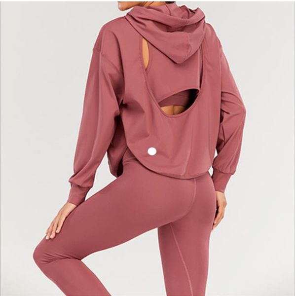 lu womens hooded jacket shrits running long sleeve women casual personality outfits autumn and winter sportswear gym fitness wear coat 7 col
lu womens hooded jacket shrits running long sleeve women casual personality outfits autumn and winter sportswear gym fitness wear coat 7 col