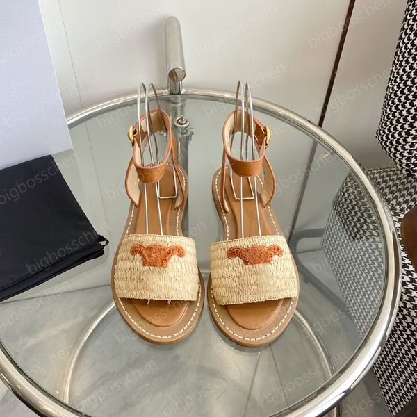 622s621s sandals designer sandals lympia arc de triomphe raffia woven sandals flat bottom pla, Black
622s621s sandals designer sandals lympia arc de triomphe raffia woven sandals flat bottom pla, Black