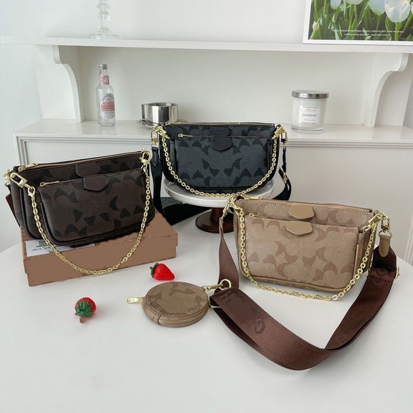 designer bag women's shoulder handbag high-end leather printed zipper wallet 3-in-1 mahjong bag classic wide shoulder strap underarm vi
designer bag women's shoulder handbag high-end leather printed zipper wallet 3-in-1 mahjong bag classic wide shoulder strap underarm vi