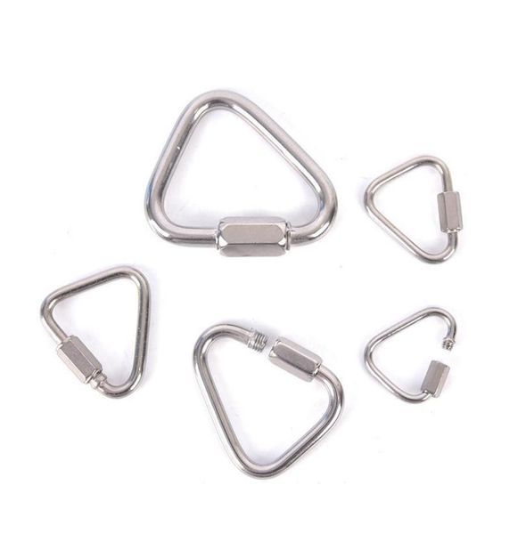 solid triangle carabiner stainless steel keychain snap clip hook buckle screw lock safety lock for rock climbing high jlludq7834533
solid triangle carabiner stainless steel keychain snap clip hook buckle screw lock safety lock for rock climbing high jlludq7834533