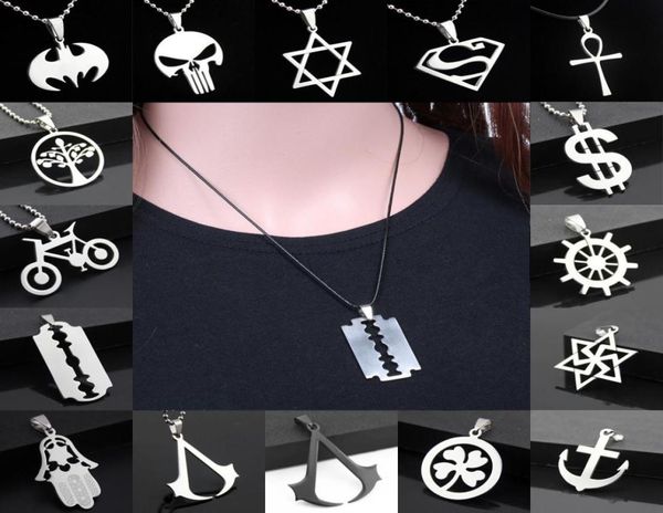 fashion women039s men039s silver stainless steel pendant necklace chain jewelry gift randomly send4699656
fashion women039s men039s silver stainless steel pendant necklace chain jewelry gift randomly send4699656